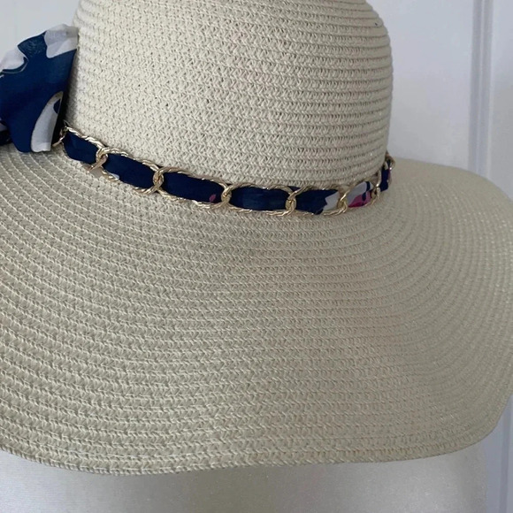 Ivory derby 🐎 floppy hat Napa wine tasting - Picture 3 of 7